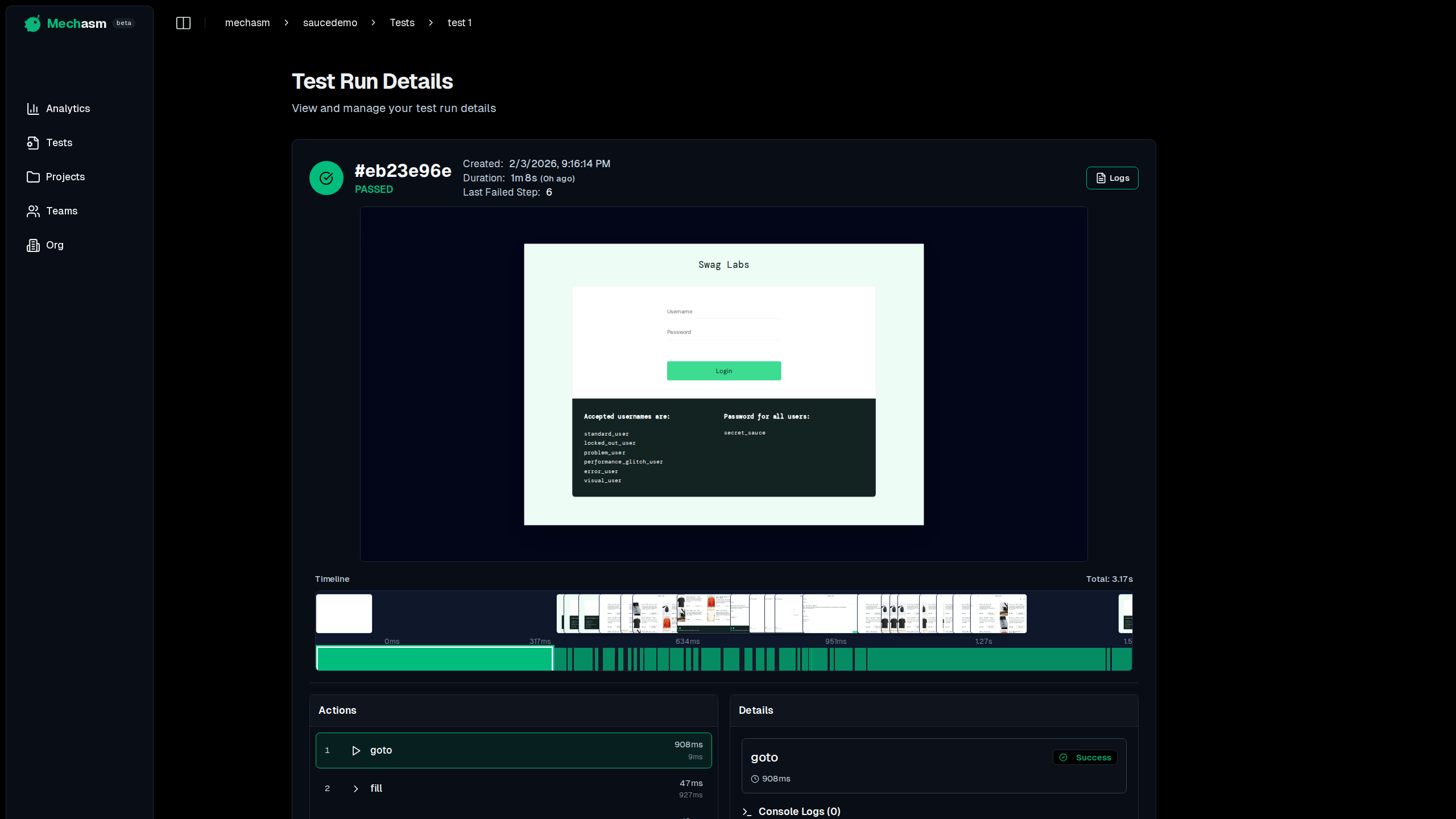 Trace Viewer Overview