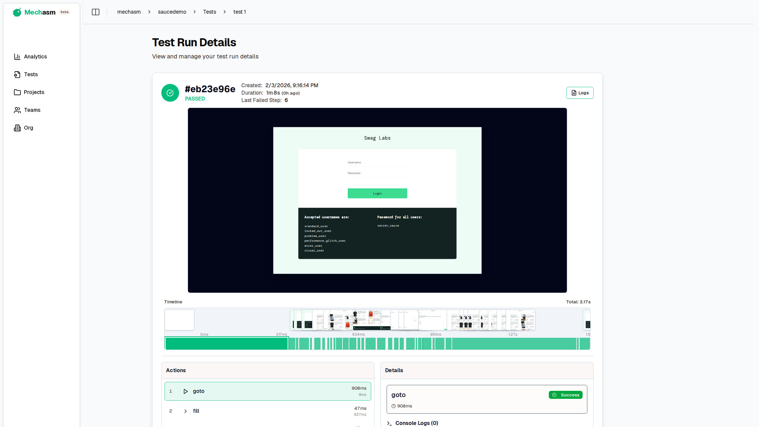 Trace Viewer Overview